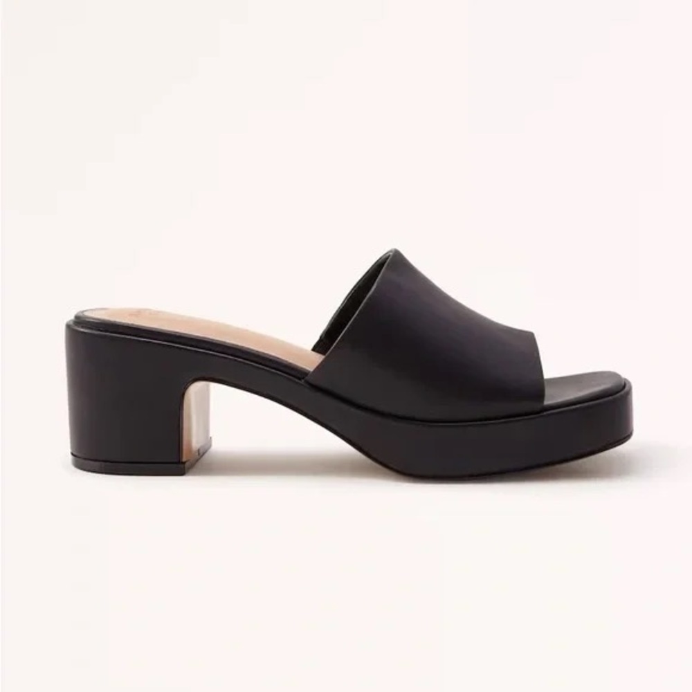 Abercrombie & Fitch - Retro Mule Platform Heels